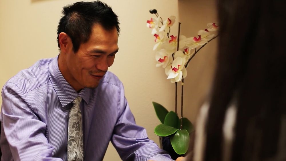 A consultation at Story Dental in Irving